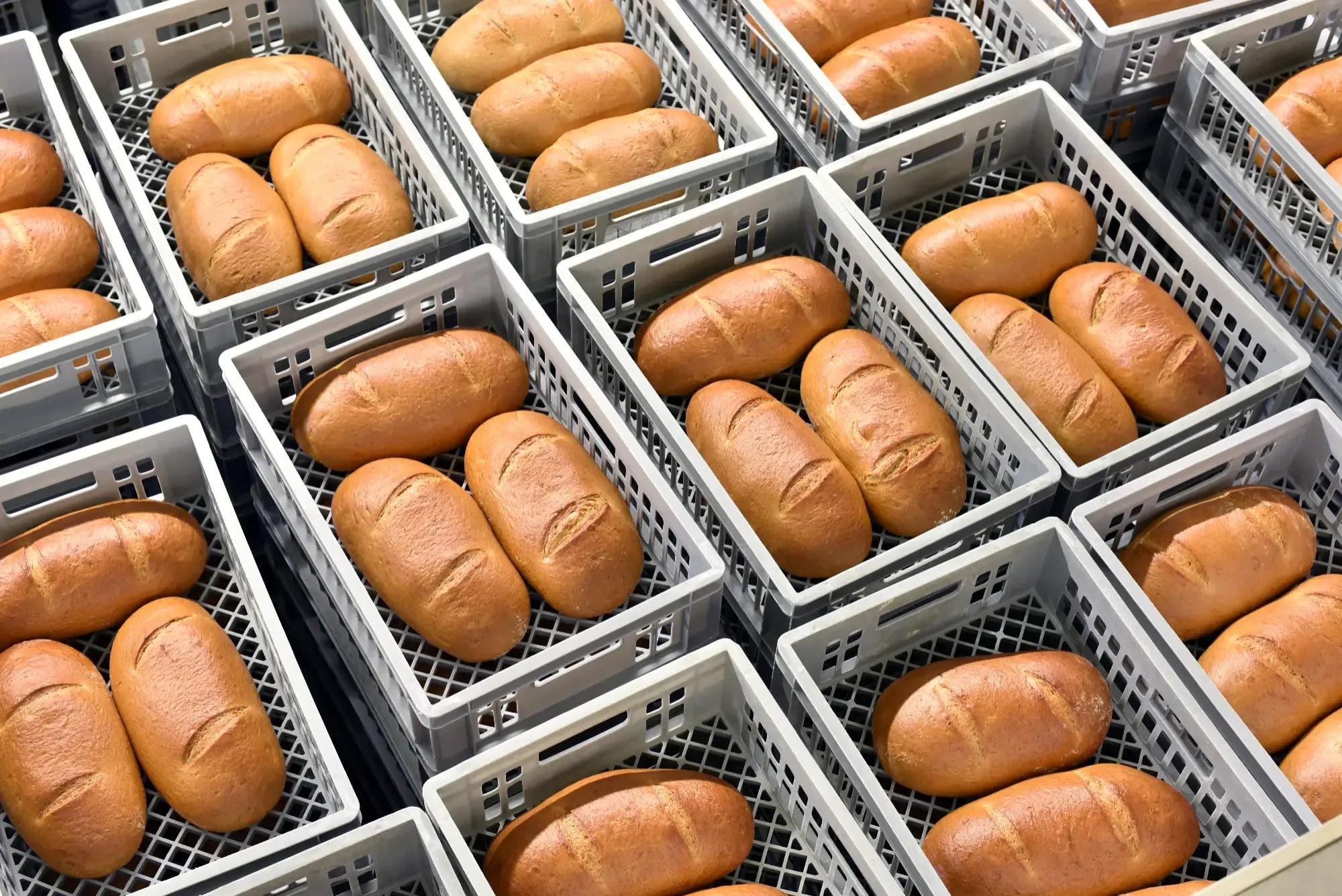 Wareneingang Brot Bäckerei Filiale