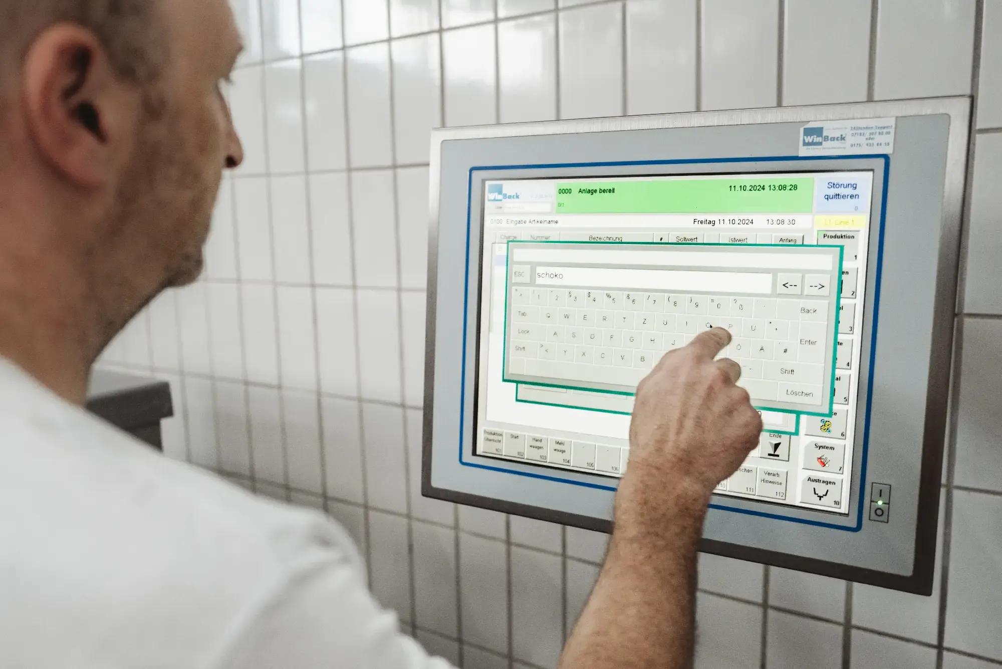 Digitaler Backzettel Produktionsauftrag Bäckerei