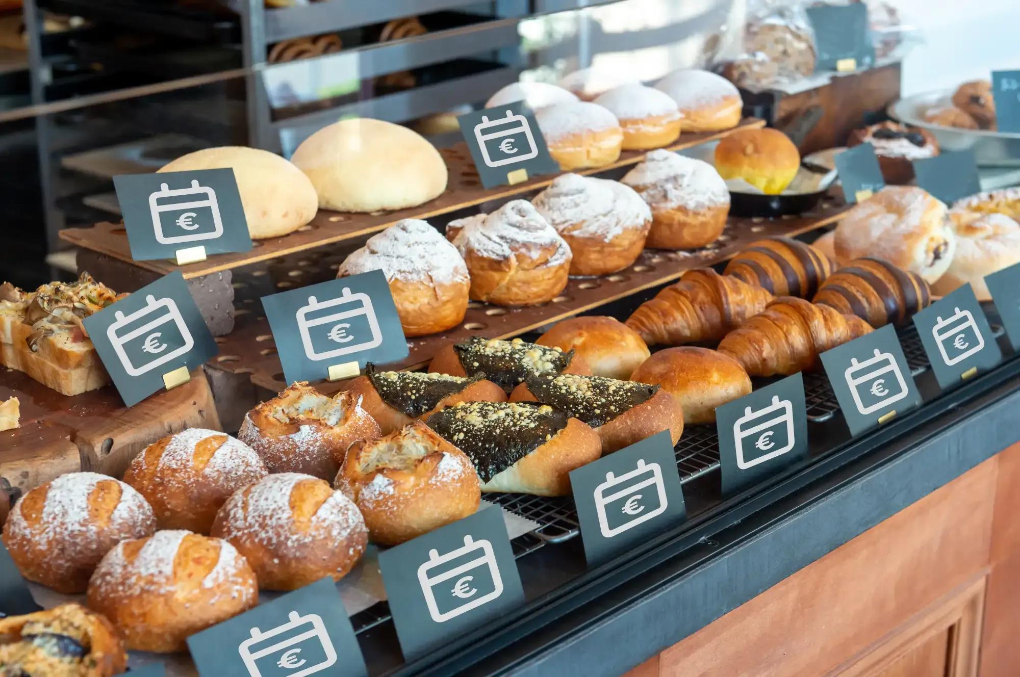 Vordatierte Preise Bäckerei Software